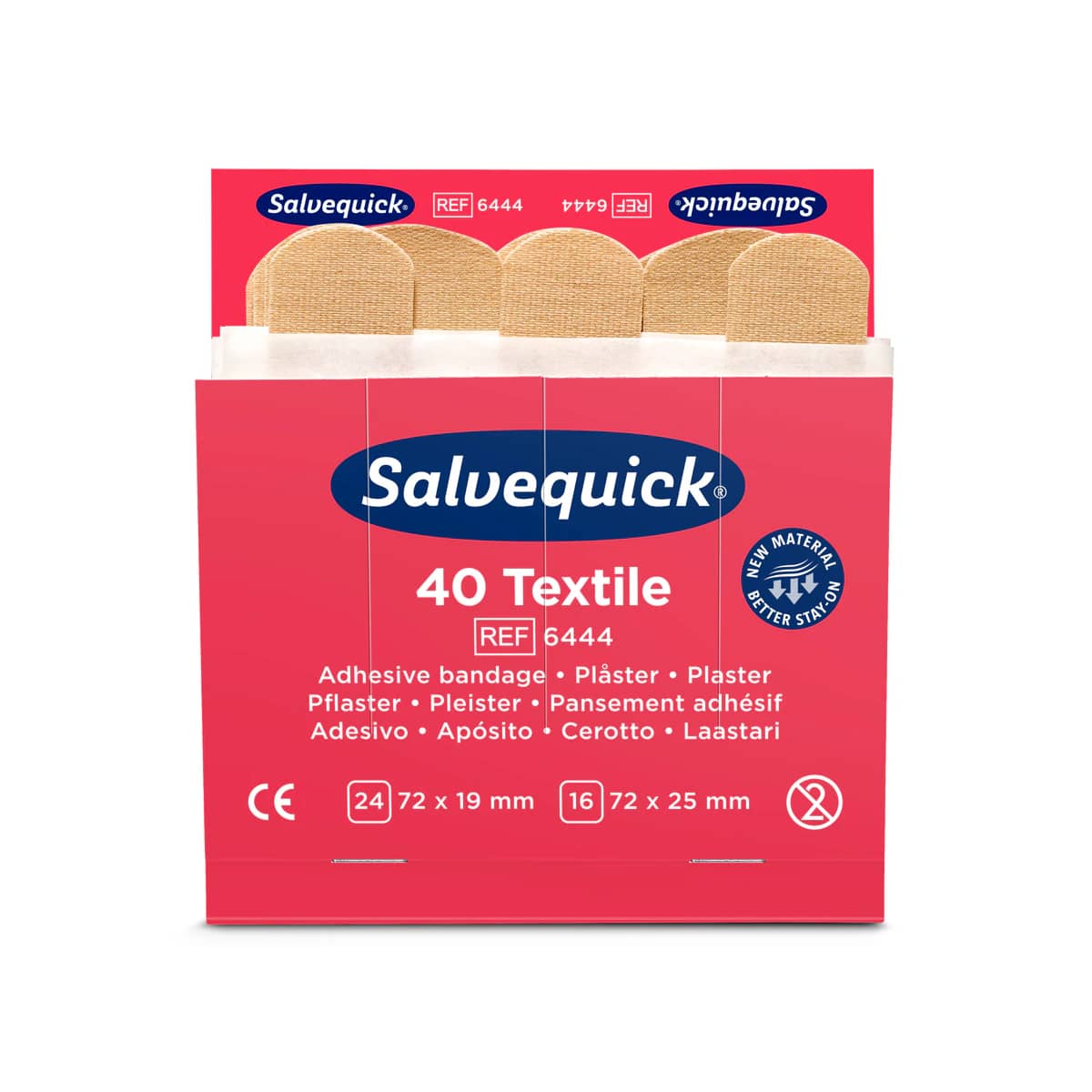 Salvequick® Refill Einsätze 6444 - 40 Pflasterstrips