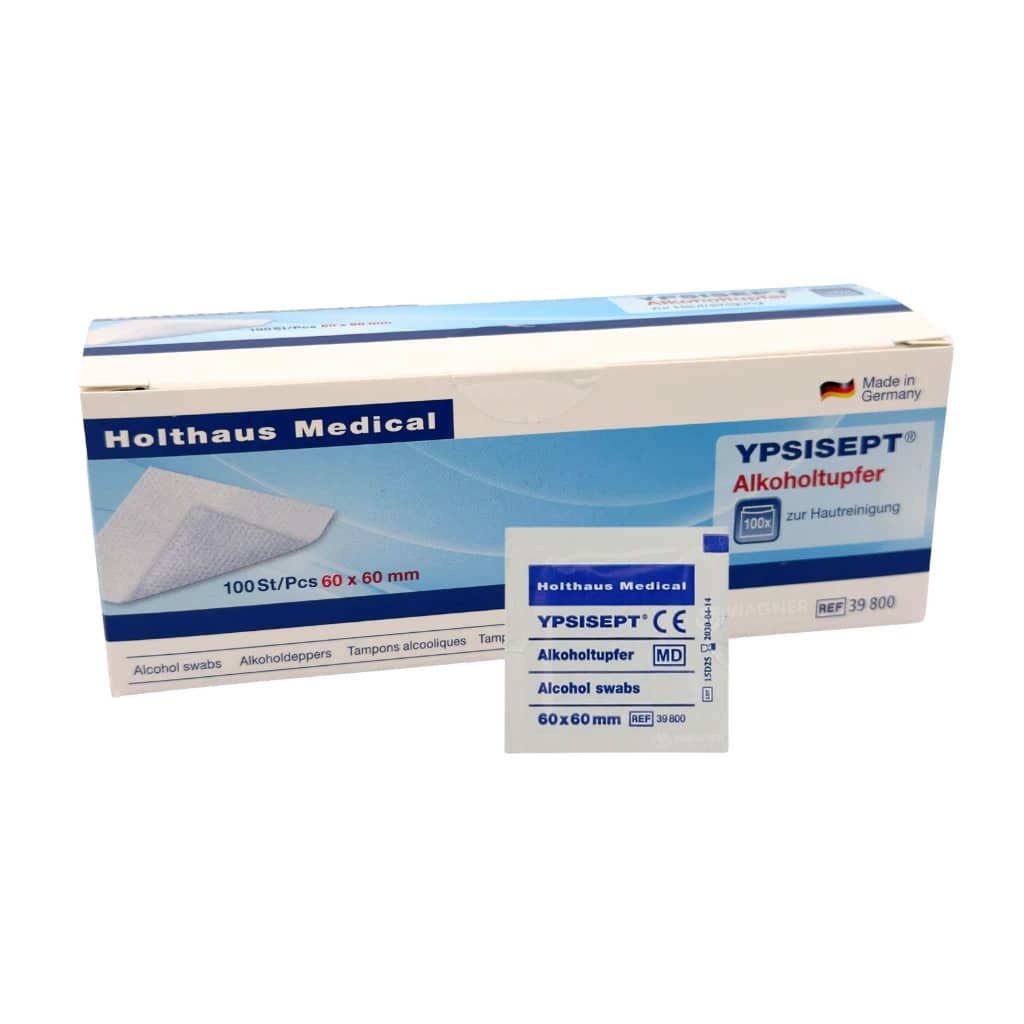 YPSISEPT® Alkoholtupfer 60 x 60 mm – einzeln versiegelt