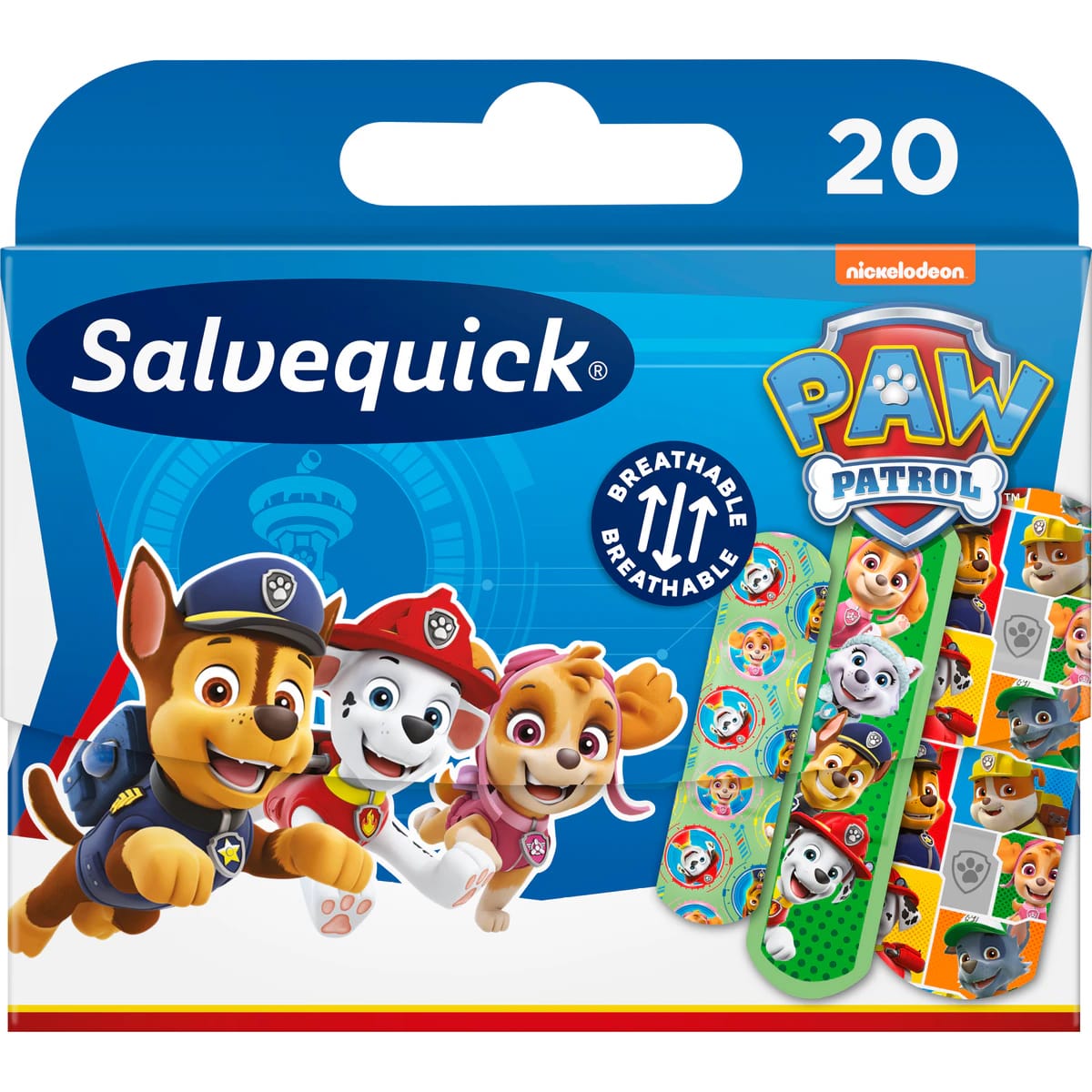 Salvequick® Kinderpflaster Paw Patrol - 20 Pflasterstrips