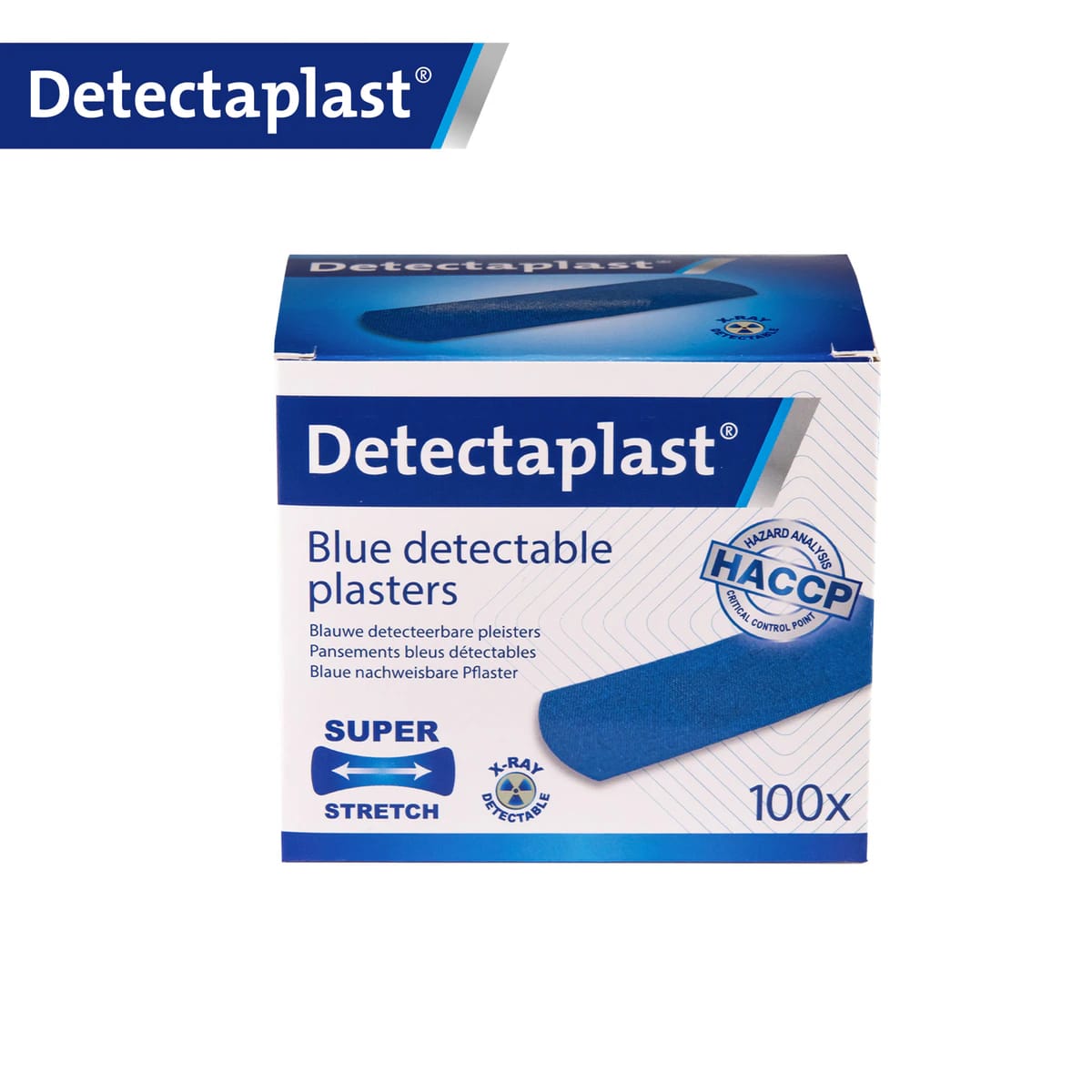 Pflaster Strips blau detektierbar X-Ray 25 x 72mm