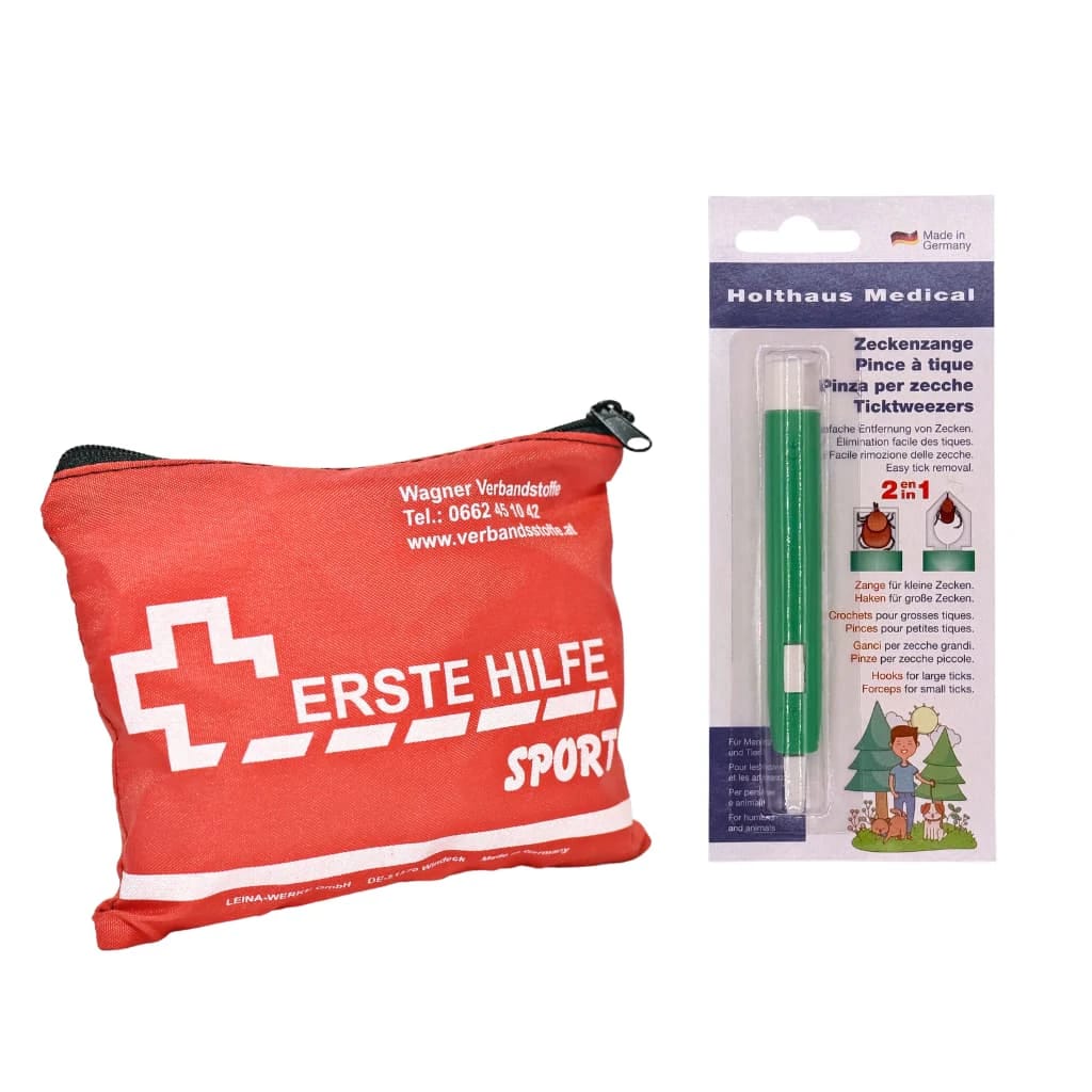 Outdoor Erste-Hilfe-Set SPORT mit Zeckenzange