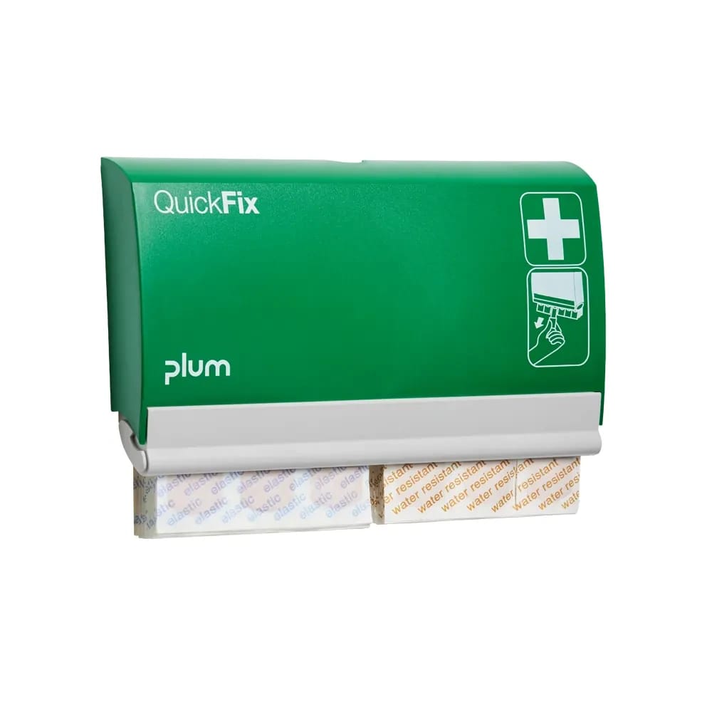 Plum QuickFix Pflasterspender – 45 wasserfeste + 45 elastische Pflasterstrips
