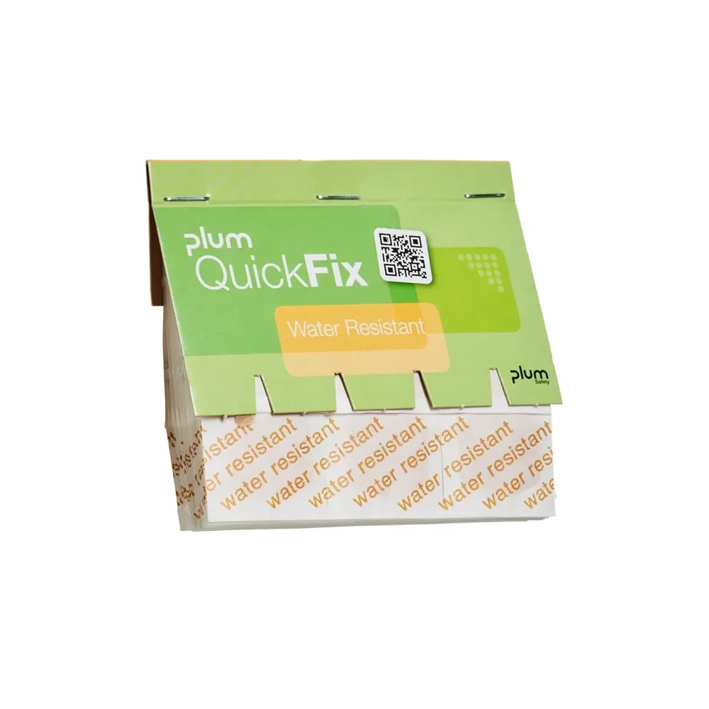 Plum QuickFix Nachfüllpackung – 45 wasserfeste Pflasterstrips (Water Resistant) 2
