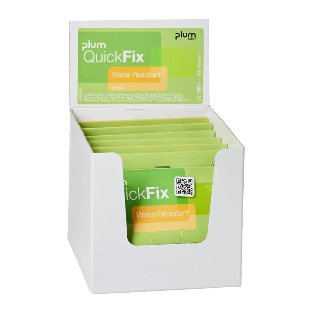Plum QuickFix Nachfüllpackung – 45 wasserfeste Pflasterstrips (Water Resistant) 4