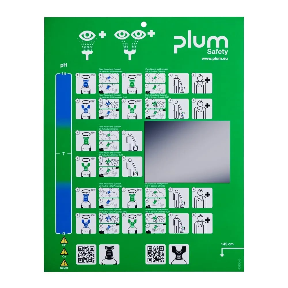 Plum iBox 2 Augenspülstation tragbar – 200 ml pH Neutral + 500 ml NaCl 3