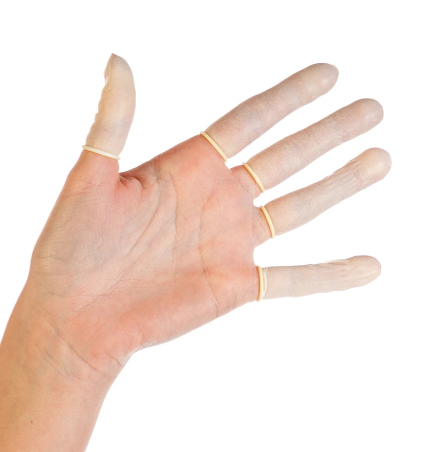 Latex-Fingerlinge à 100