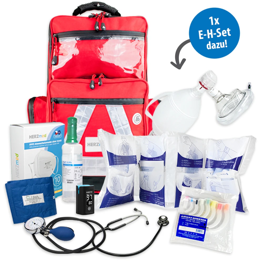 Notfallrucksack WaterStop PRO RED