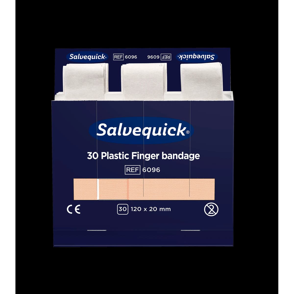 Salvequick® Refill Einsätze 6096 - 30 Fingerverbände - Produktbild Salvequick® Refill Einsätze 6096 - 30 Fingerverbände