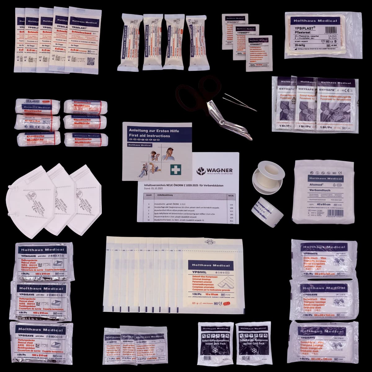 Erste Hilfe Nachfüllung ÖNORM Z 1020:2025 - Produktbild Erste Hilfe Nachfüllung ÖNORM Z 1020:2025