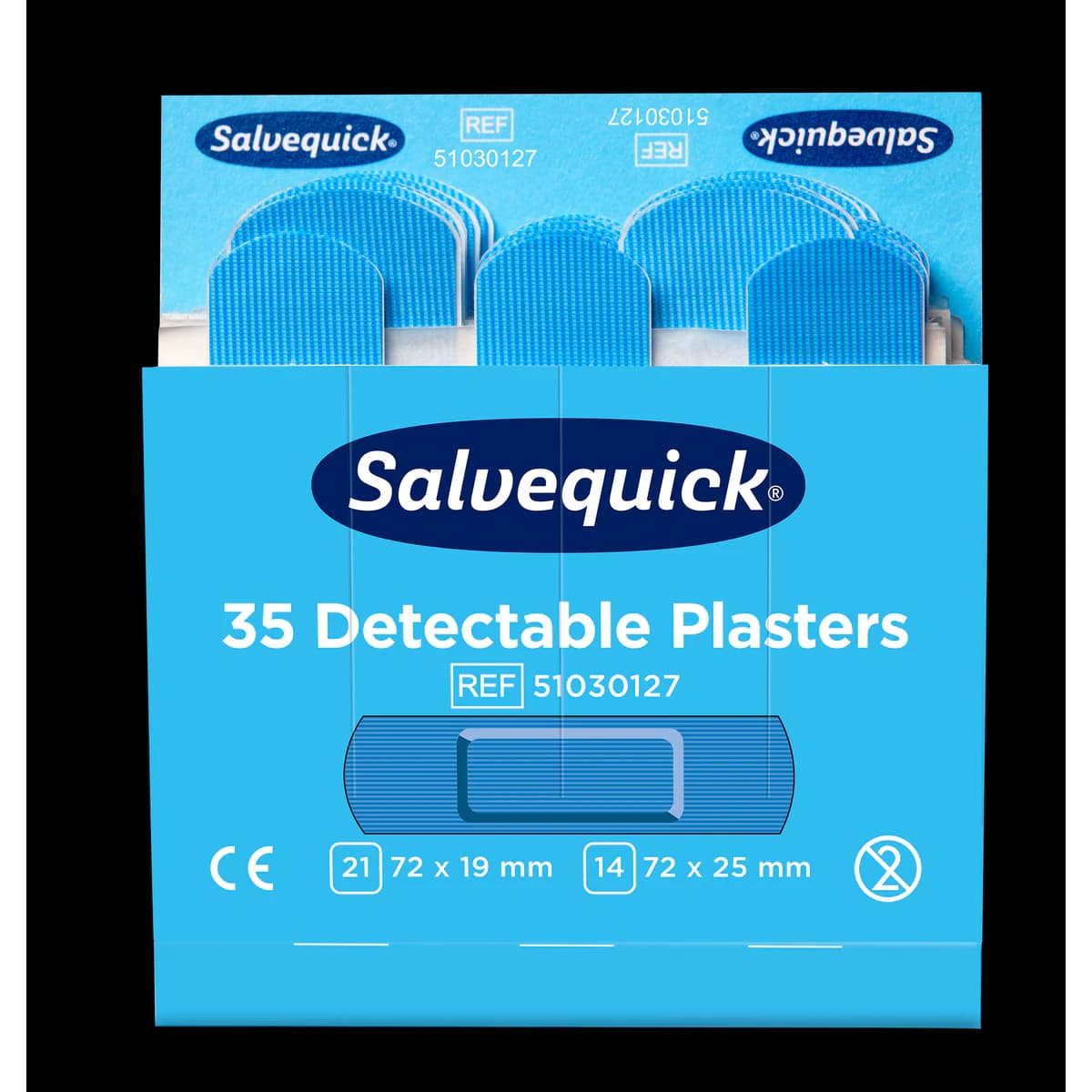 Salvequick® Refill Einsätze 51030127 - 35 Pflasterstrips - Produktbild Salvequick® Refill Einsätze 51030127 - 35 Pflasterstrips